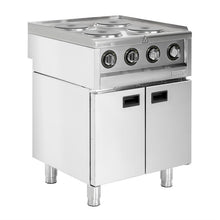 Afbeelding in Gallery-weergave laden, Buffalo 600 Serie Vrijstaand 4 Plaats Elektrische Kookplaat 7kW