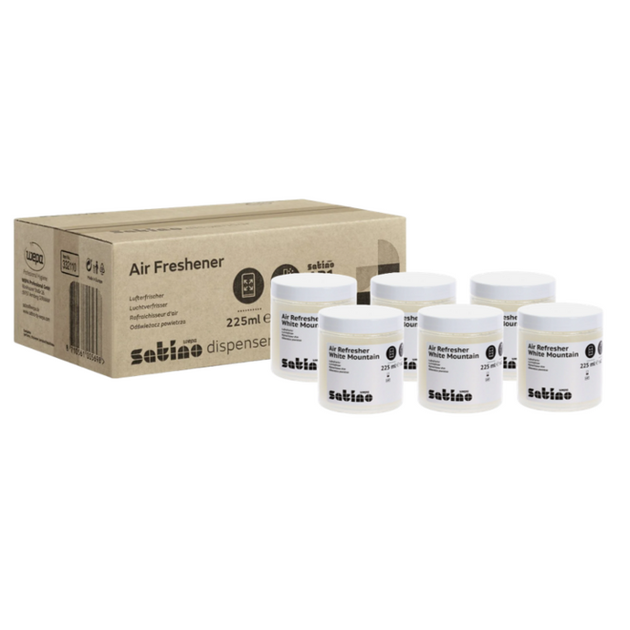 Luchtverfrisser Satino 6x225ml White Mountain AR1