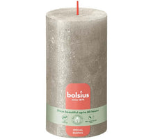 Afbeelding in Gallery-weergave laden, Bolsius Shimmer Stompkaars 68x130 champ 4st.