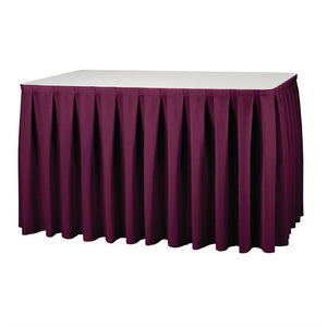 Tafelrok Boxpleat bordeaux