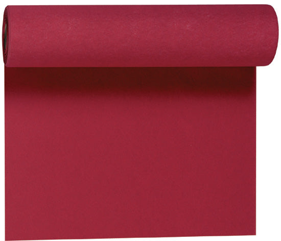Tafelloper Airlaid wijnrood 1 doos