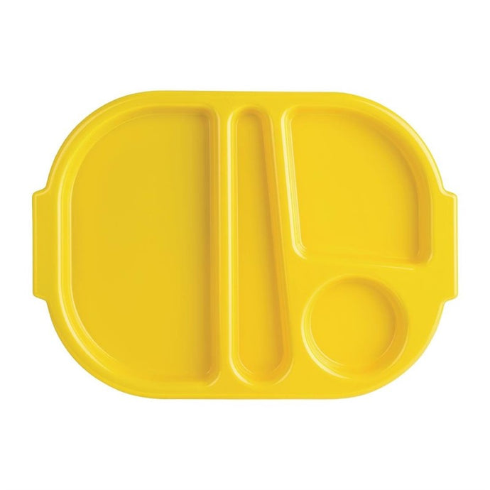 Olympia Kristallon vershoudbak polycarbonaat compartiment geel 375mm