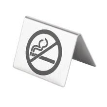Afbeelding in Gallery-weergave laden, Olympia RVS tafelbordje Niet Roken