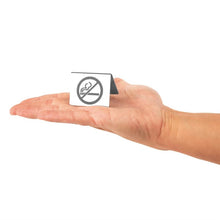 Afbeelding in Gallery-weergave laden, Olympia RVS tafelbordje Niet Roken