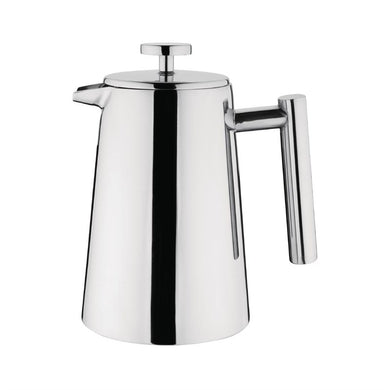 Olympia geïsoleerde art deco roestvrijstalen cafetiëre 3 kopjes