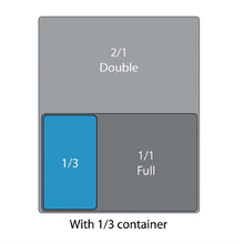 Afbeelding in Gallery-weergave laden, Vogue polycarbonaat 1/3 gastronorm container 100mm transparant