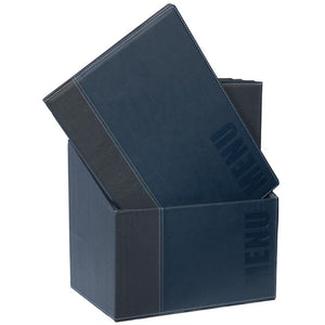 Securit contemporary menuhoezen en opbergdoos a4 blauw (20 stuks)