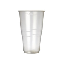 Afbeelding in Gallery-weergave laden, eGreen kunststof disposable bierbeker 590ml tot vulstreep (1000 stuks)