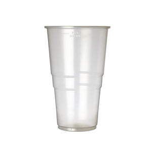 eGreen kunststof disposable bierbeker 590ml tot vulstreep (1000 stuks)