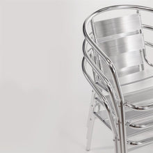 Afbeelding in Gallery-weergave laden, Bolero stapelbare aluminium stoelen (4 stuks)