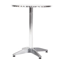 Afbeelding in Gallery-weergave laden, Bolero Bistro ronde RVS tafel 60cm grijs
