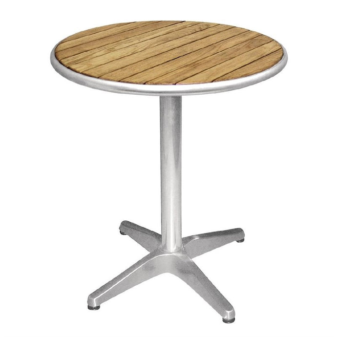 Bolero ronde tafel met essenhouten blad 60cm