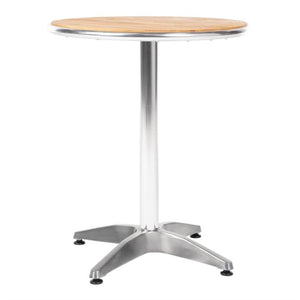 Bolero ronde tafel met essenhouten blad 60cm