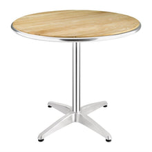 Afbeelding in Gallery-weergave laden, Bolero ronde tafel met essenhouten blad 80cm