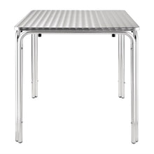 Afbeelding in Gallery-weergave laden, Bolero stapelbare vierkante RVS tafel 70cm