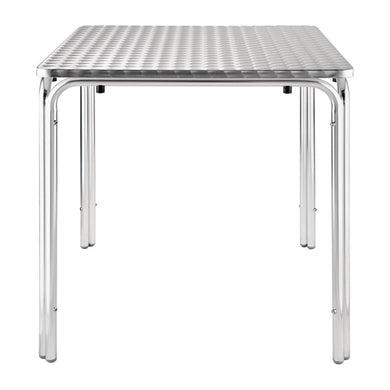 Bolero stapelbare vierkante RVS tafel 70cm
