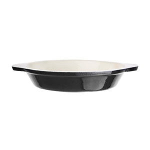 Vogue ronde gratineerschaal zwart 0,4L