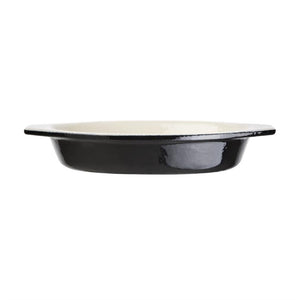 Vogue ovale gratineerschaal zwart 0,65L