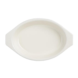 Vogue ovale gratineerschaal zwart 0,65L