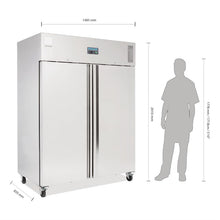 Afbeelding in Gallery-weergave laden, Polar U-serie professionele 2-deurs koeling RVS 1300L