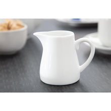 Afbeelding in Gallery-weergave laden, Olympia Whiteware melkkannetjes met handvat 170ml (6 stuks)