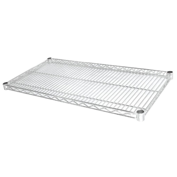 Vogue chroom schappen voor Vogue voorraadrekken 122x45,7cm (2 stuks)