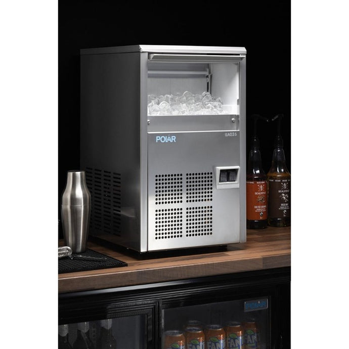 Polar U-serie ijsmachine met een vermogen van 21 kg