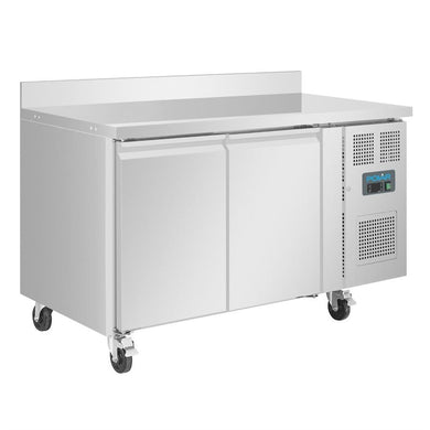 Polar U-Series Dubbele Deurs Werkbank koeling met Achterwand 282Ltr