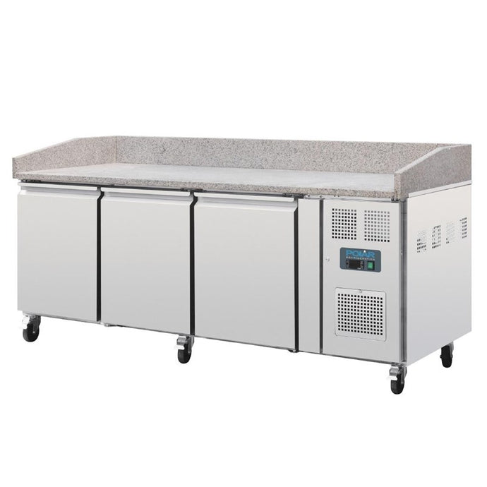 Polar U-Series Bakkerij Counter Koelkast met Granieten Blad 634Ltr