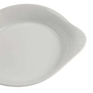 Olympia Whiteware ronde gratineerschalen met handvatten 13cm (6 stuks)