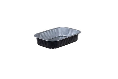 Aluminiumbakje 1000cc 750 st. zwart (WCB1000)