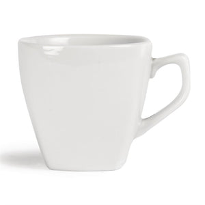 Olympia Whiteware vierkante koffiekop 20cl (12 stuks)