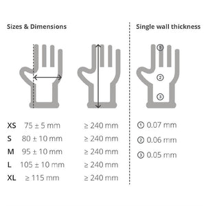 Hygiplas vinyl handschoenen transparant poedervrij L (100 stuks)