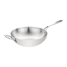 Afbeelding in Gallery-weergave laden, Vogue tri-wall wok met vlakke bodem 35cm