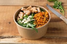 Deksel salad bowl 900ml+1300 184mm 150st kraft 20190460