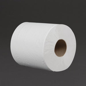 Rolhanddoek 2L wit 6x150m met dop 1141 H1