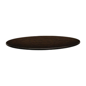 Topalit Smartline rond tafelblad wengé 70cm