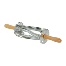 Afbeelding in Gallery-weergave laden, Gobel rvs croissant roller cutter met houten handvat 510x95x95mm