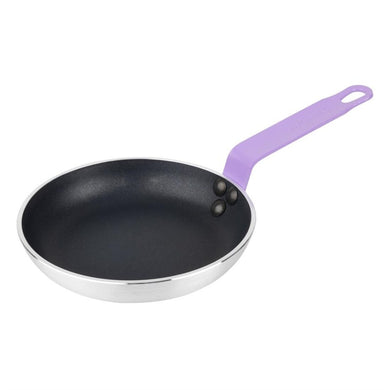 Hygiplas Aluminium Antiaanbak Teflon Platinum Plus Koekenpan met Paarse Handgreep 20cm