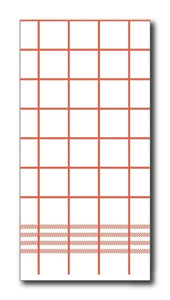 Servetten N40/2 1/8 P2P rood towell 1200st