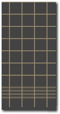 Servetten N40/2 1/8 P2P zwart-goud 1200st
