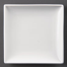 Afbeelding in Gallery-weergave laden, Olympia Whiteware vierkante borden 24cm (12 stuks)