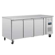 Afbeelding in Gallery-weergave laden, Polar U-serie 3-deurs counter met euronorm opslag 634L