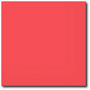 Servetten N25/2 rood 1800 st.